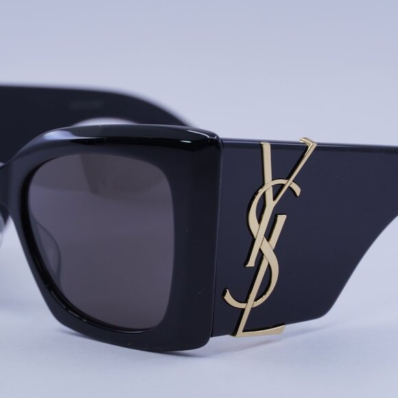 🕶️ New Saint Laurent SLM119 BLAZE 001 Sunglasses - Black Frame, Black Lenses